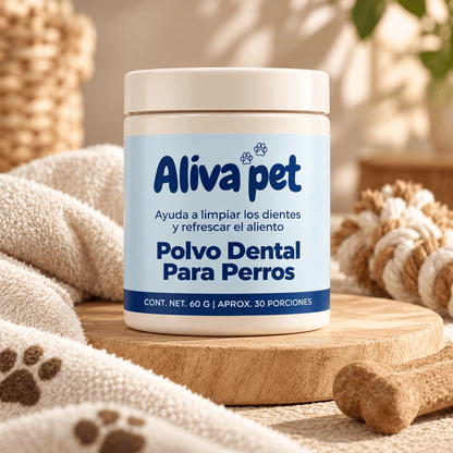 Polvo Dental para Perros Sin Cepillado - Aliva®